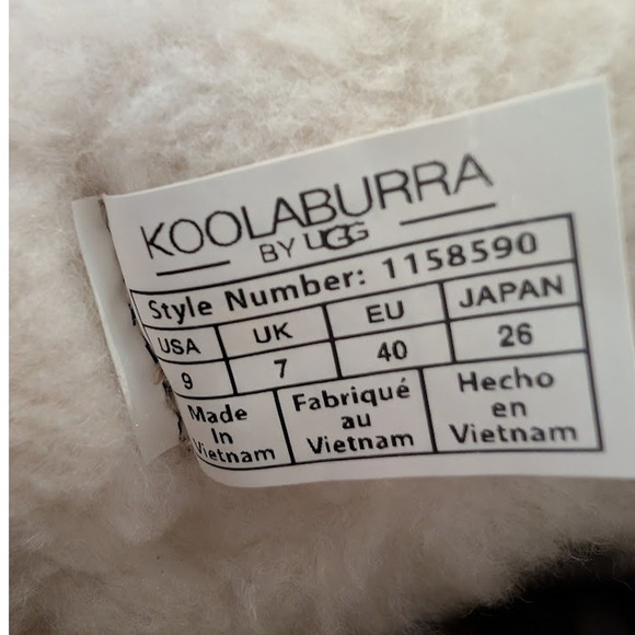 UGG Koolaburra Mini Platform Boots Size 9 UGG Ultra Mini Sand Light Beige Tan - Picture 8 of 8